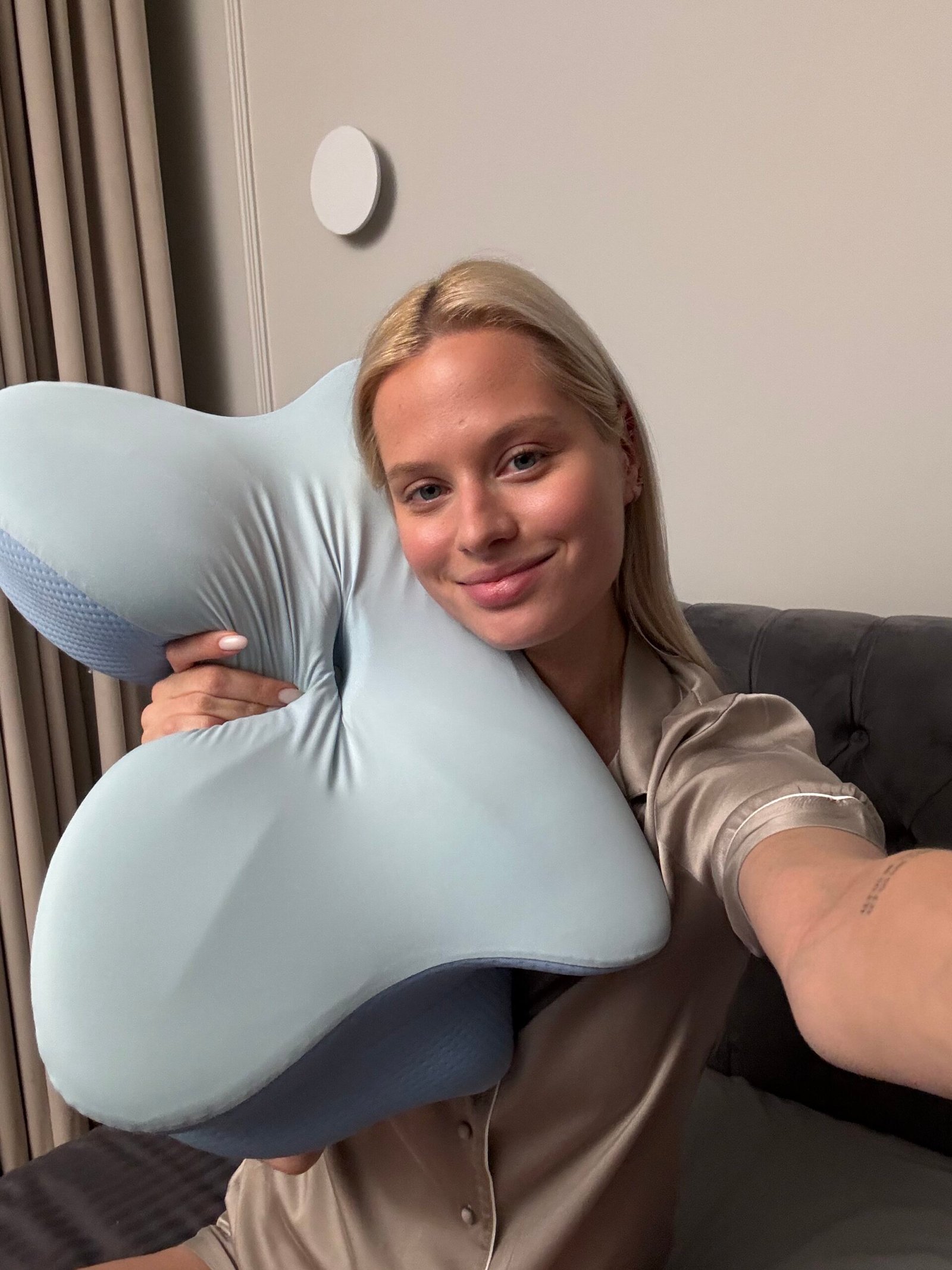 Woman relaxing and sleeping