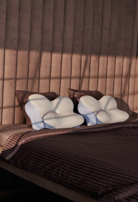 Derila Ergo ergonomic pillow in a comfortable bedroom